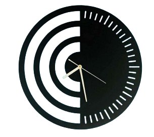 Spiral Elegance: A Modern Timepiece - Wall Clock at Nestern