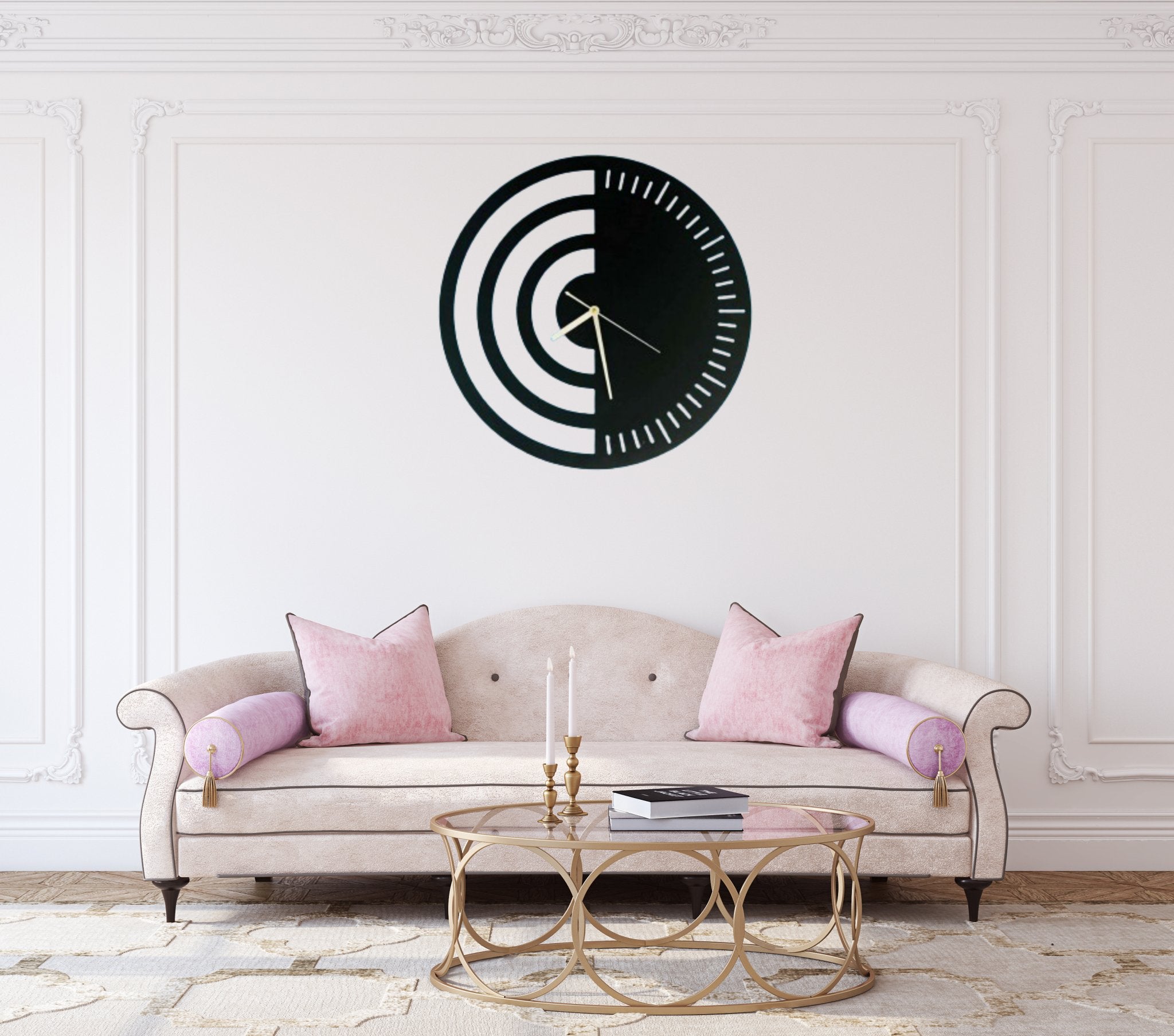 Spiral Elegance: A Modern Timepiece - Wall Clock at Nestern