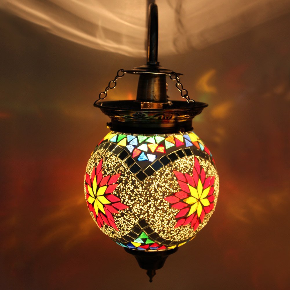 Stained Glass Ornate Wall Lamp - Wall Lights at Nestern