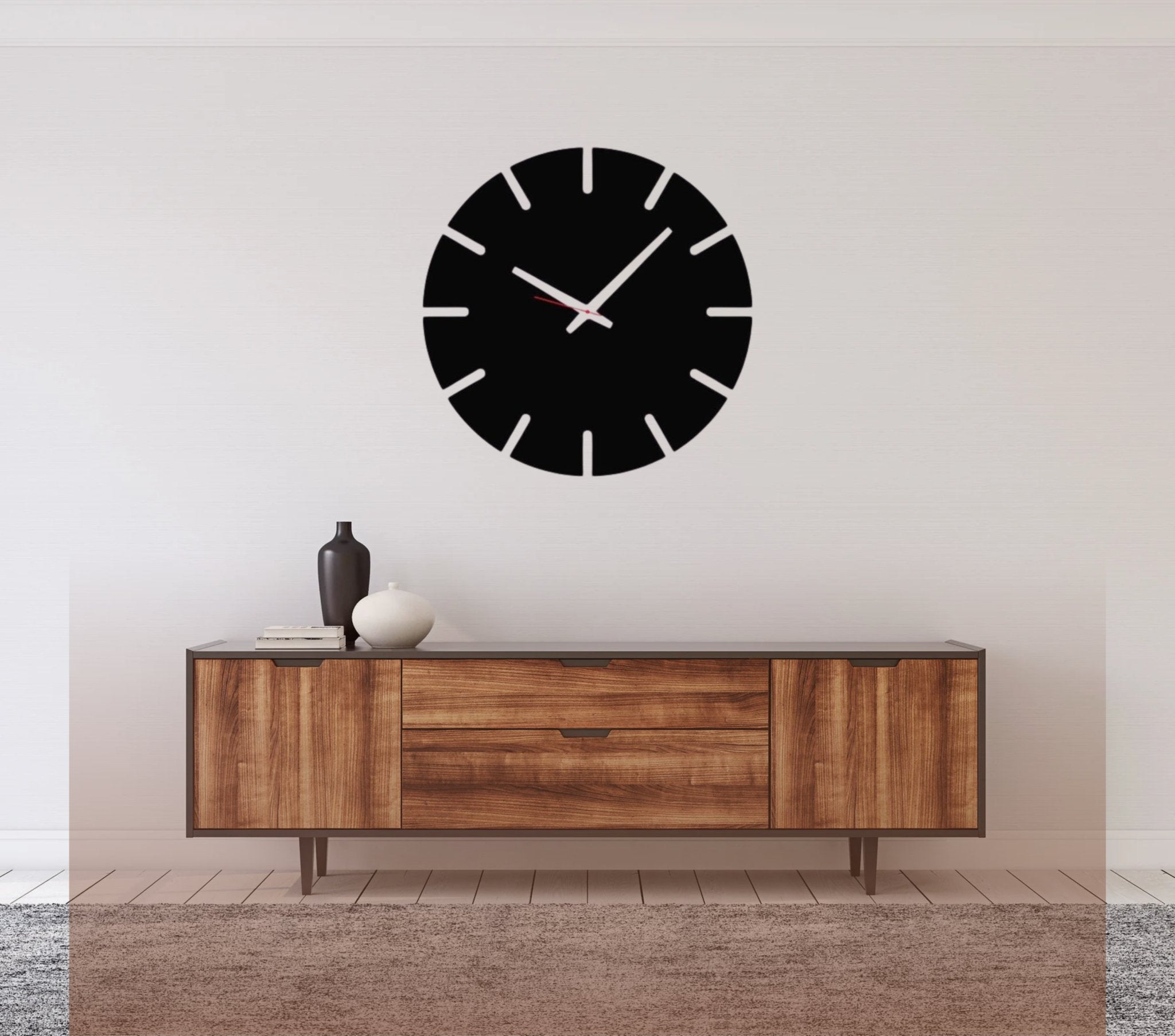 Timeless Simplicity Minimalist Clock - Wall Clock at Nestern