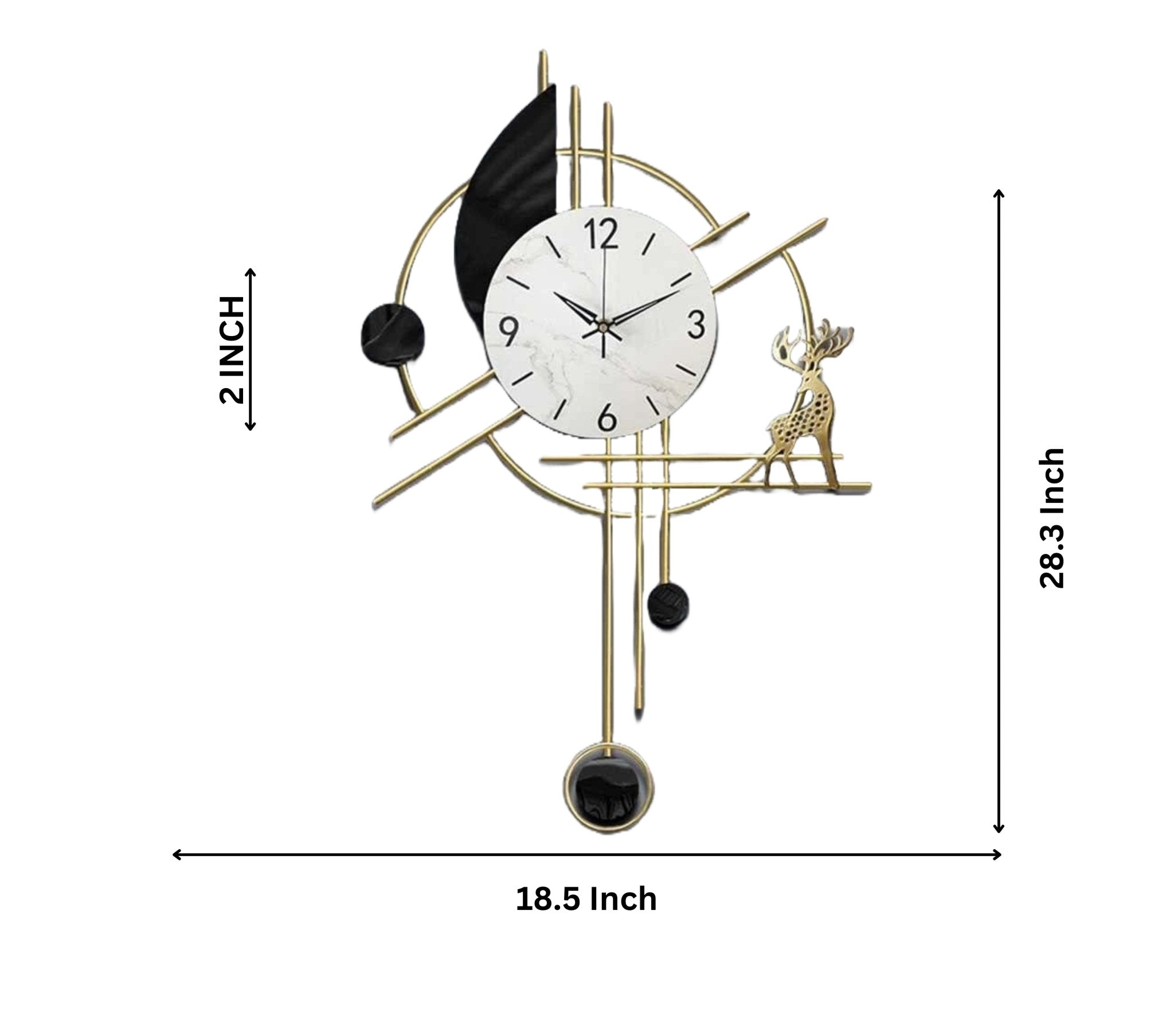 Timeless Taste - Luxury Wall Decoration with Minimalist Elegance - Wall Clock at Nestern