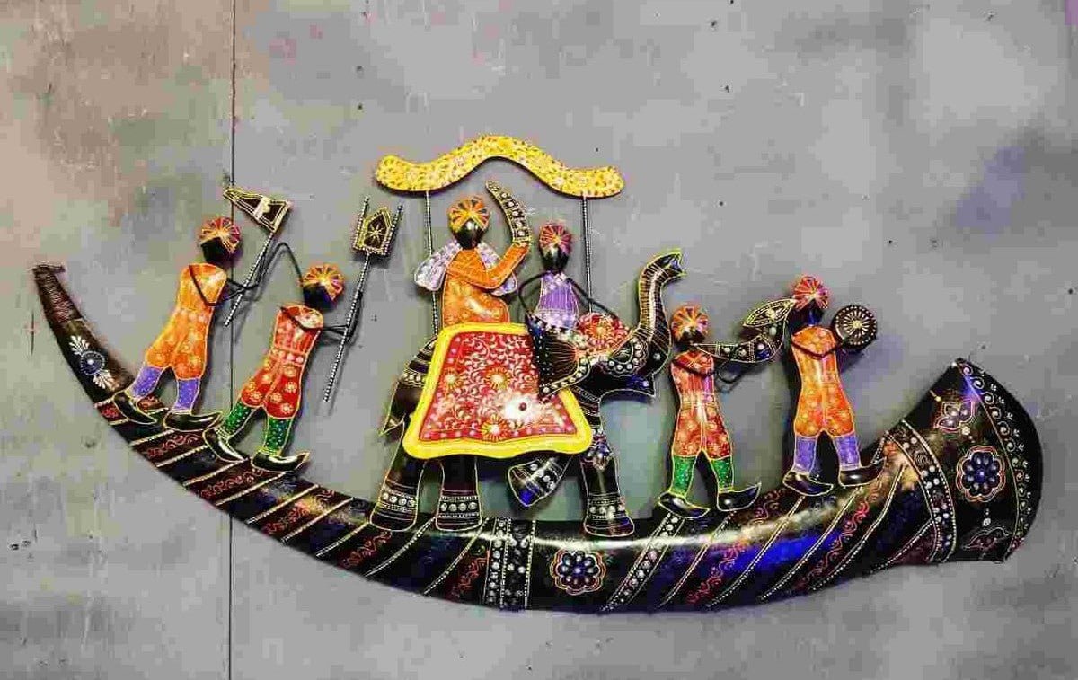 Traditional Indian Procession Wall Art - Wall Art at Nestern