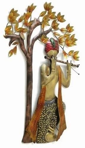 Traditional Musician Under Tree Wall Art with Backlight - Wall Art at Nestern