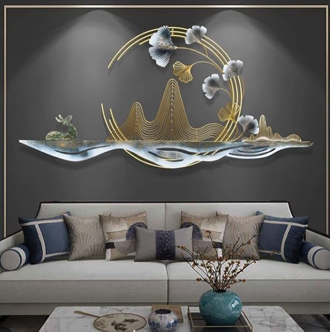 Tranquil Mountain and Wave Wall Art - Wall Art at Nestern