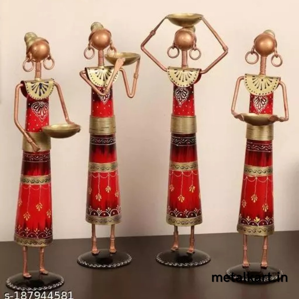 Tribal Figurine Quartet - Table Decors at Nestern