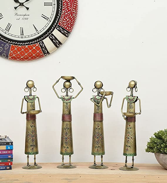 Tribal Figurine Quartet - Table Decors at Nestern