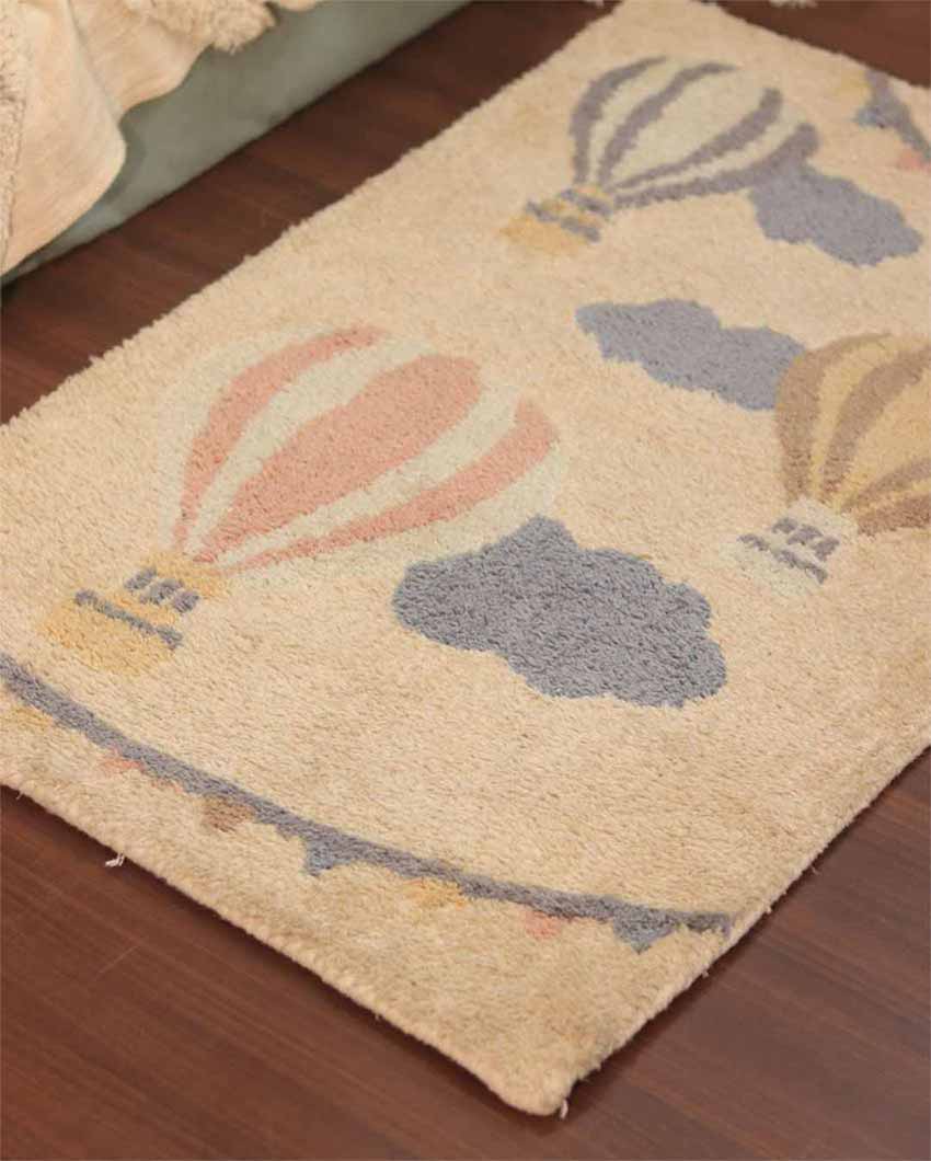 Up, Up, and Away Hot Air Balloon Rug - Rugs at Nestern