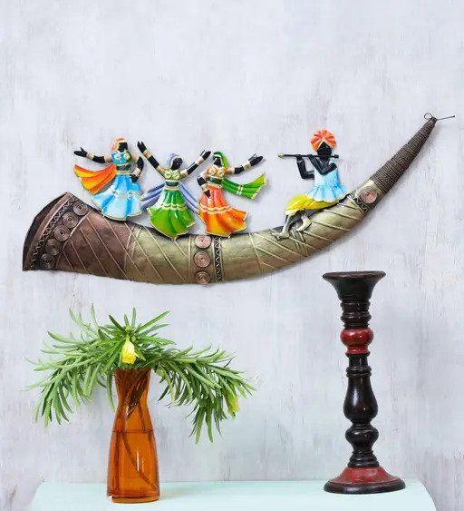 Vibrant Dancing Tribal Wall Art - Wall Art at Nestern