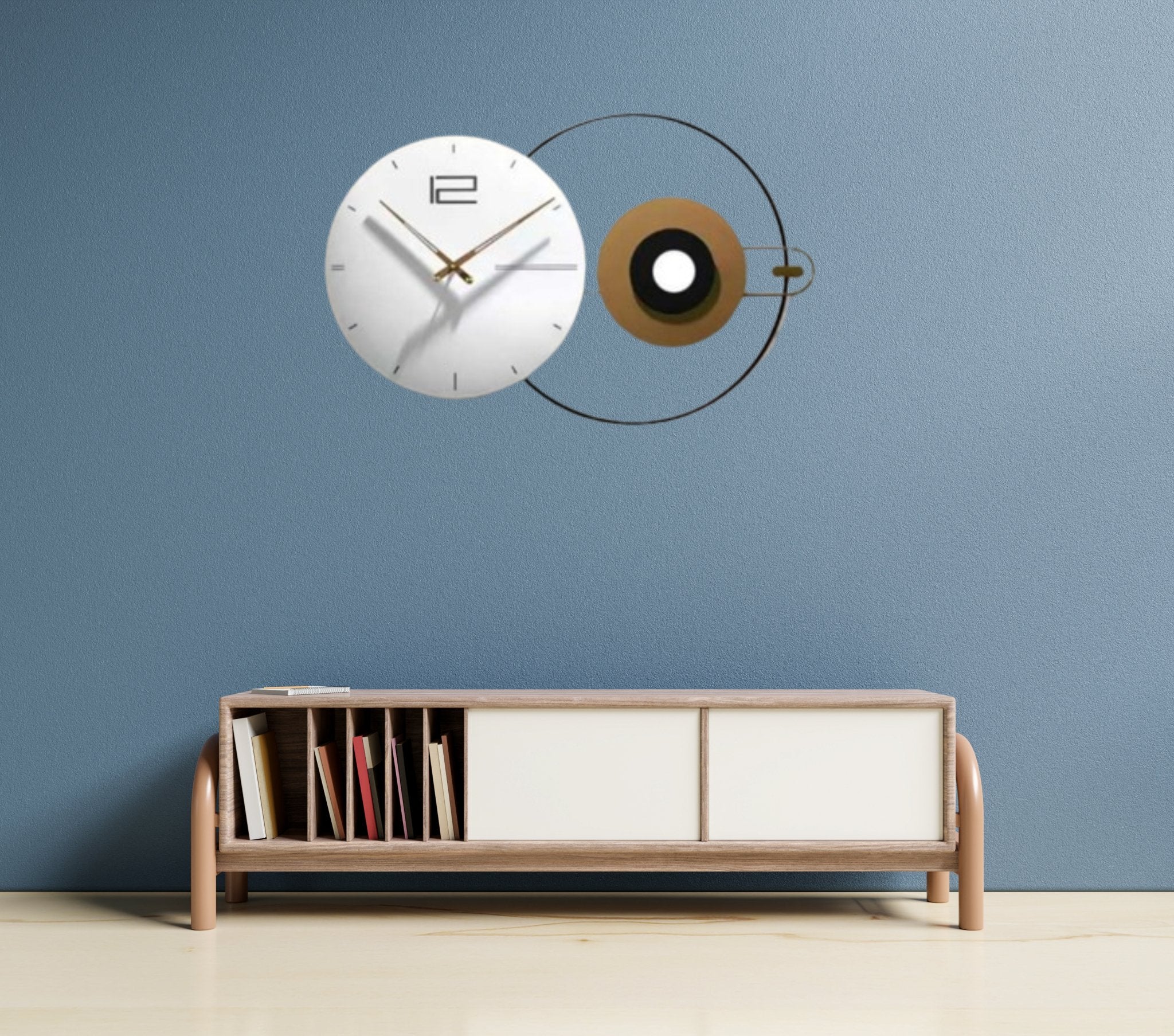 Whimsical Doughnut Wall Clock - Wall Clock at Nestern